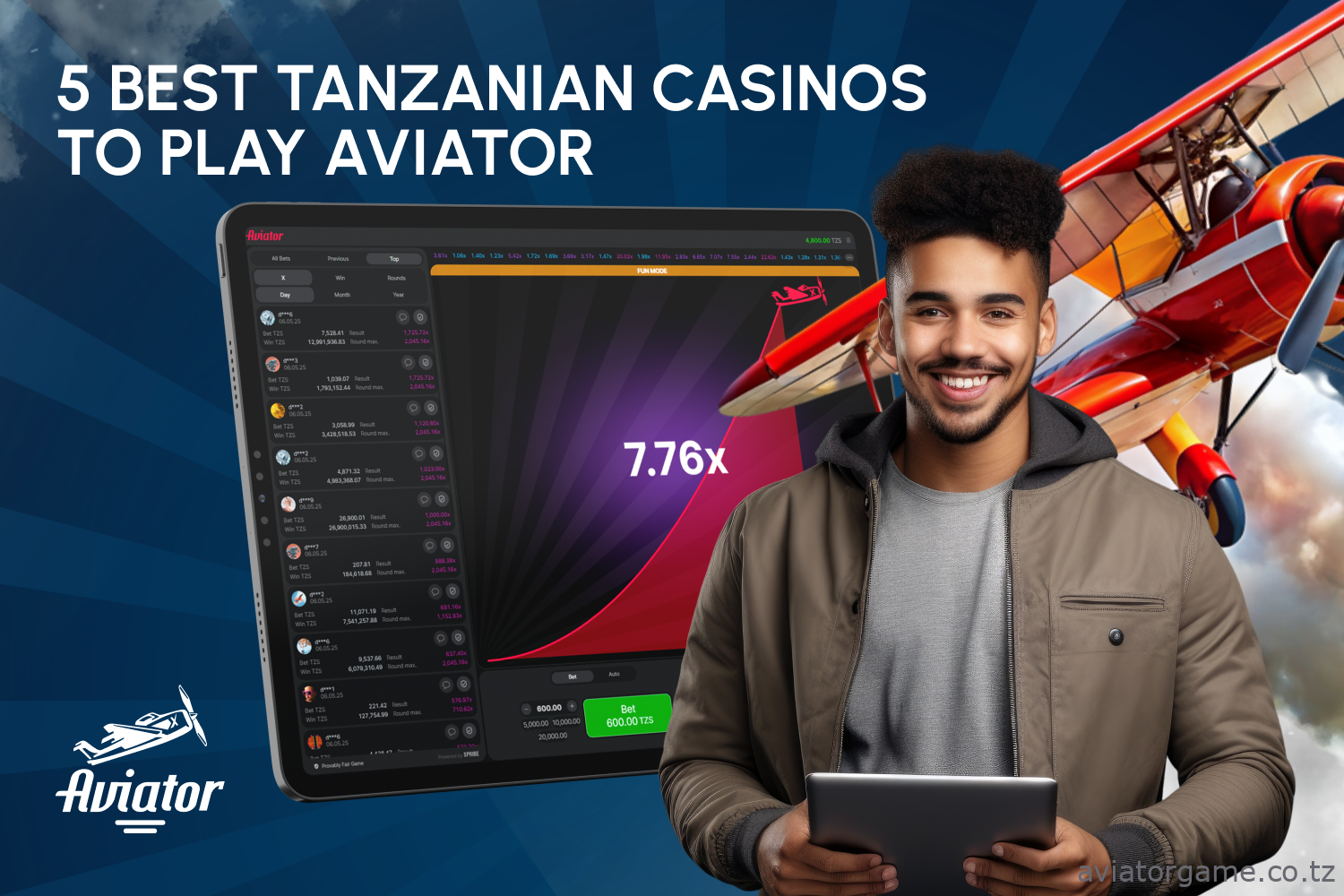 Top best casinos to play Aviator in Tanzania