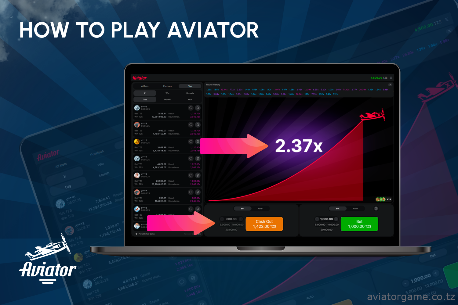 Aviator game guide for players from Tanzania
